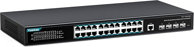 YuanLey 28 Port Gigabit Managed Switch by YuanLey