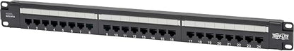 Eaton Tripp Lite Cat6 24-Port PoE+ Patch Panel, RJ45 Ethernet, 1U Rackmount by TrippLite