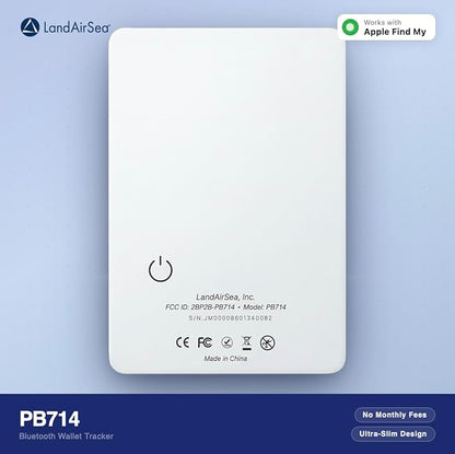LandAirSea PB714 – Ultra-Slim Apple Find My Wallet Tracker - Image 7