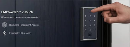 Emtek EMP21211US19 Empowered2 Electronic Touchscreen/Fingerprint Key Free Entry - Image 6
