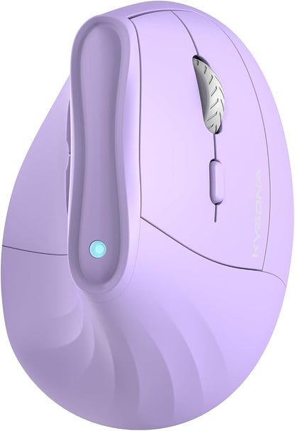 57° Ergonomic Wireless Tower Mouse, Vertical Quiet Ergo Mouse, 7 Buttons by KYSONA