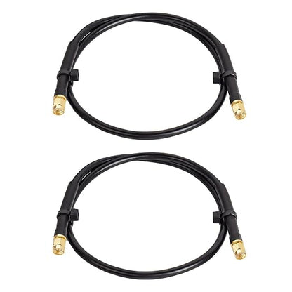MOOKEERF KMR240 SMA Male to SMA Male Coaxial Cable 50 ohm Coax Ultra Low Loss by MOOKEERF