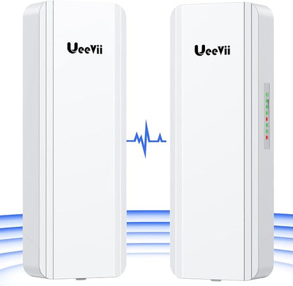 Gigabit Wireless Bridge, UeeVii CPE850 5.8GHz Point to Point/Multipoint WiFi by UeeVii