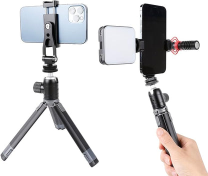 Aluminium Alloy Phone Tripod Mount, Universal Cell Phone Mount Adapter - Image 5