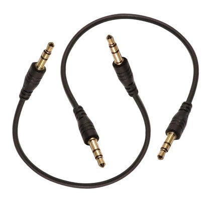 3.5mm Male to Male Audio Cable, 195mm Length by ZJKJHJY