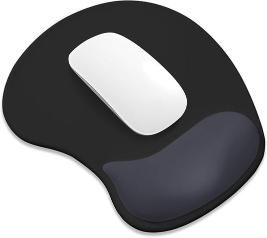 ITNRSIIET Ergonomic Mouse Pad, Cushioned Gel Wrist Rest, Non-Slip Base by +ITNRSIIET