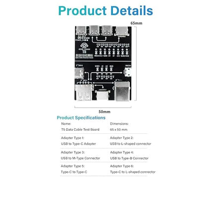 Diymore USB Cable Tester Board, Data Cable Detection Board - Image 3