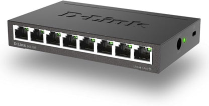 D-Link DGS-108, 8 Port Gigabit Ethernet Switch Unmanaged, Network Splitter - Image 6