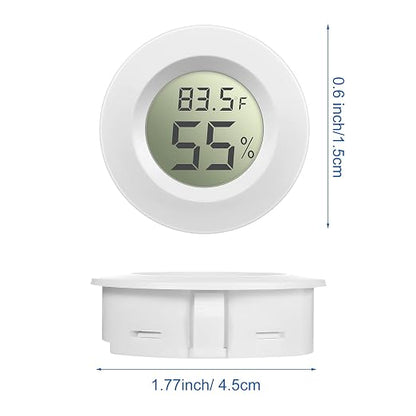 Weewooday Mini Hygrometer Thermometer Digital LCD Monitor Indoor/Outdoor Room - Image 2