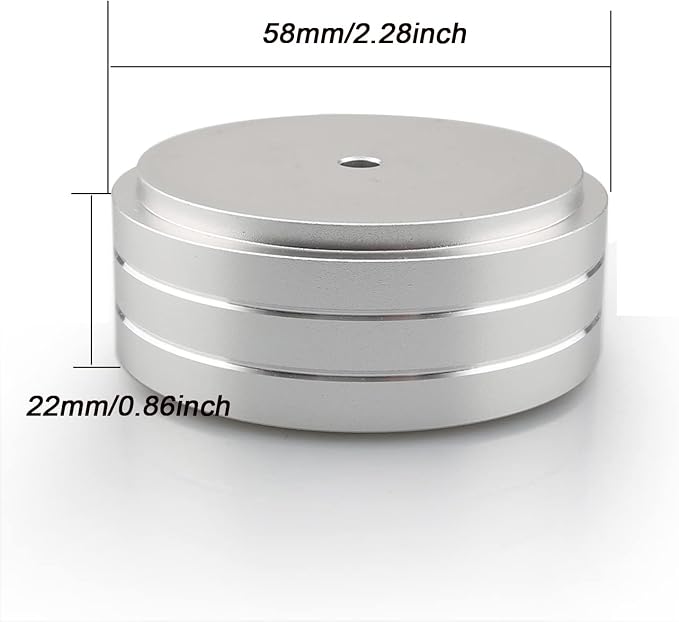 Tertullus 4 Pcs Turntable Feet Aluminum HiFi Turntable Isolation Feet Aluminum - Image 6
