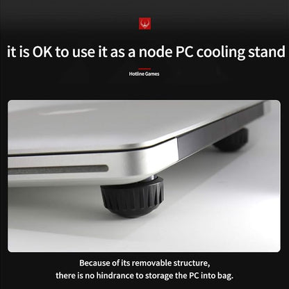 HOTLINEGAMES H2 Ergonomic Keyboard Riser Laptop Notebook Stand Holder Cooler - Image 3