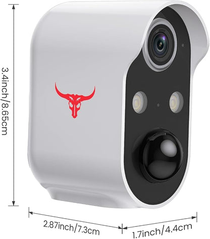 1080P Wireless Security Camera Outdoor, Battery Powered, AI Human Detection - Image 4