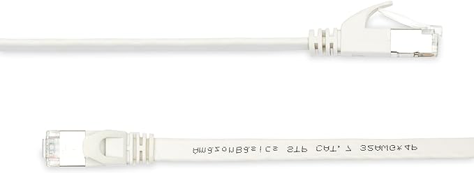 Amazon Basics RJ45 Cat 7 Ethernet Patch Cable, Includes 15 Nails, 30 Foot - Image 2