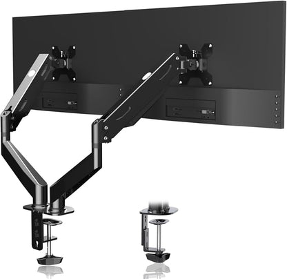 Pholiten Dual Monitor Arm 32inch, Fully Adjustable Gas Spring Monitor Desk by PholitenMonitorArm