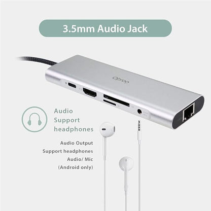 9-in-1 USB C Hub Multiple Adapter, 3 USB 3.0 Ports up to 5Gbps Transfer - Image 7