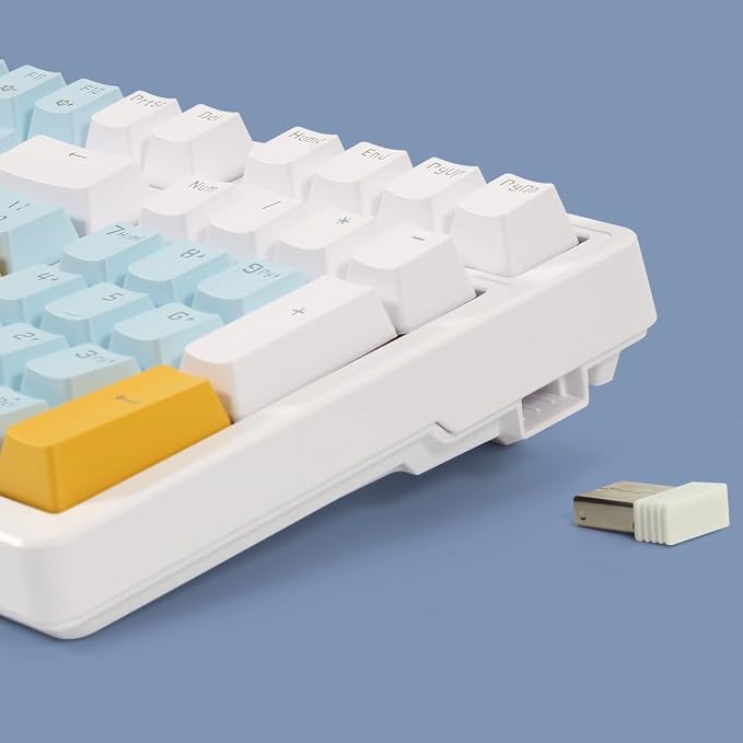 Wireless Mechanical Keyboard, Triple Mode 2.4G/USB-C/BT Gaming Keyboards 100 - Image 5