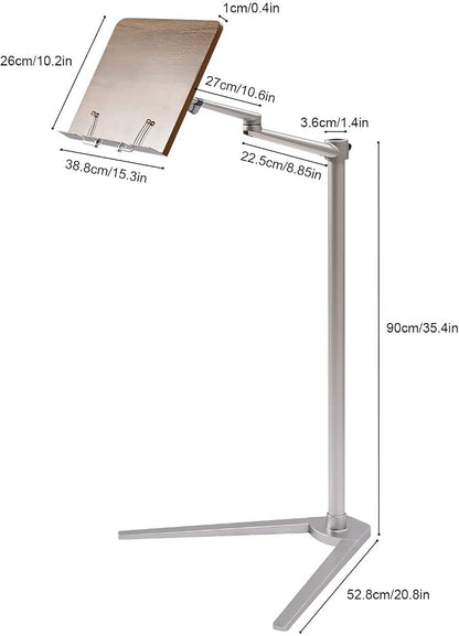 Book Stand for Reading, Floor Stand/Holder for Laptop, Compatible - Image 5