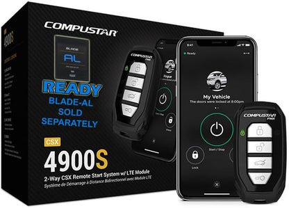 Compustar CSX4900-S 4-Button 2-Way by Compustar