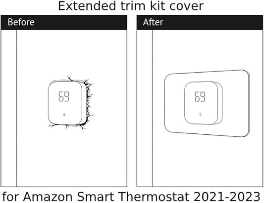 Amazon Smart Thermostat Extended Wall Plate Trim Cover, Paint and Damage Cover - Image 2