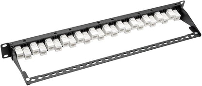 TRIPP LITE 24-Port Cat6a Cat6 Cat5e Feed-Through Patch Panel Offset w/Cable - Image 5