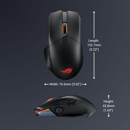 ASUS ROG Chakram X Origin Gaming Mouse, Tri-Mode connectivity, 36000 DPI Sensor - Image 8