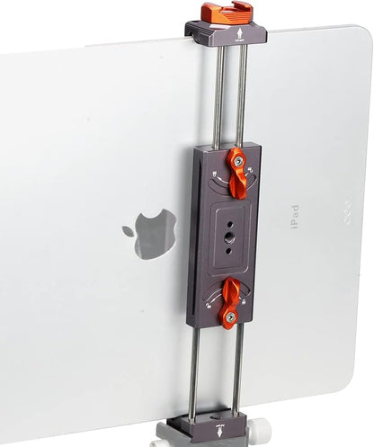 Metal iPad Tripod Mount Adapter, Tablet Holder by FAYEEGIN