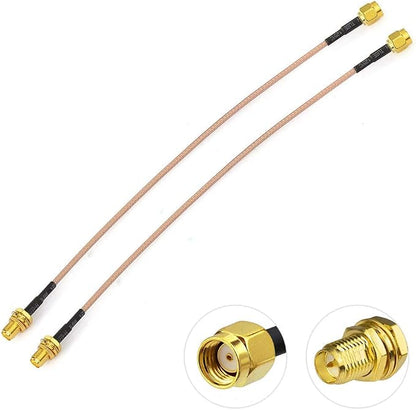 Bingfu WiFi Antenna Extension Cable RP-SMA Male to RP-SMA Female Bulkhead Mount - Image 6