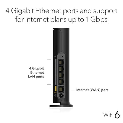 NETGEAR WiFi 6 Router 4-Stream – Router Only, AX1800 Wireless Speed, Covers up - Image 7