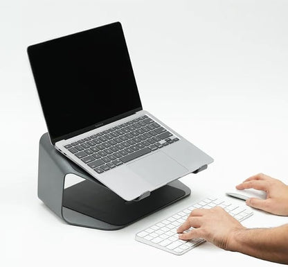 NUMIN Facet Laptop Station Graphite | Laptop Tabletop Stand Tall Height - Image 6