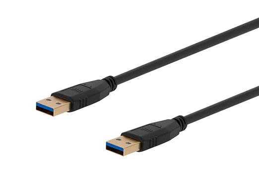 Monoprice - 138597 USB 3.0 Type-A to Type-A Cable - 3 Feet - Black, - Image 2