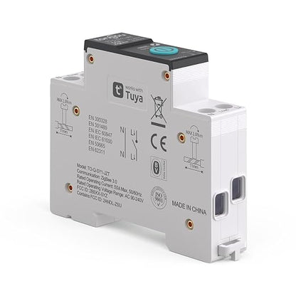 TONGOU ZigBee DIY Smart Switch 50A| DIN Rail Switch| 1P+N 90-240VAC| Real-time - Image 8