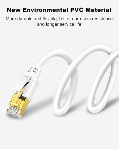 Yauhody CAT8 Ethernet Cable 33FT, Outdoor Indoor 40Gbps High Speed SFTP 2000MHz - Image 6