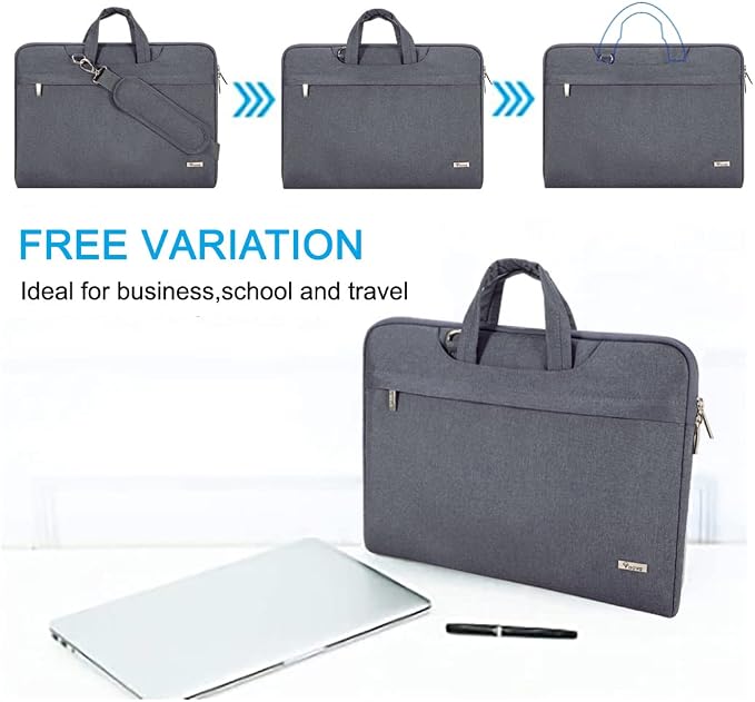 Voova Laptop Bag 13 14 Inch, Waterproof Computer Sleeve Carrying Case - Image 4