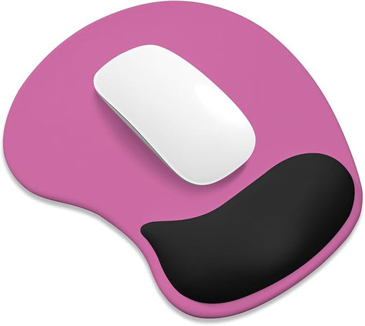 ITNRSIIET Ergonomic Mouse Pad, Cushioned Gel Wrist Rest, Non-Slip Base by +ITNRSIIET