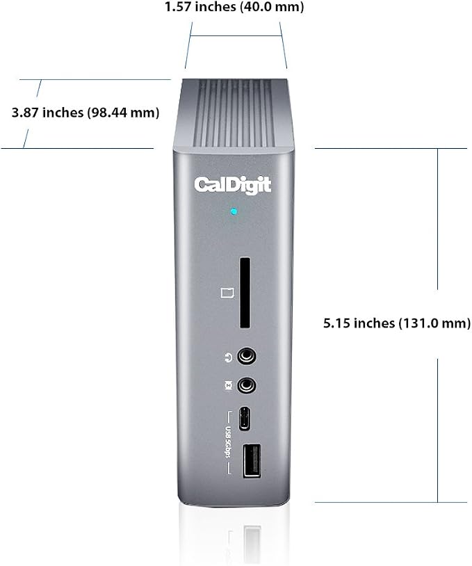 CalDigit TS3 Plus Thunderbolt 3 Dock - 87W Charging - Image 8