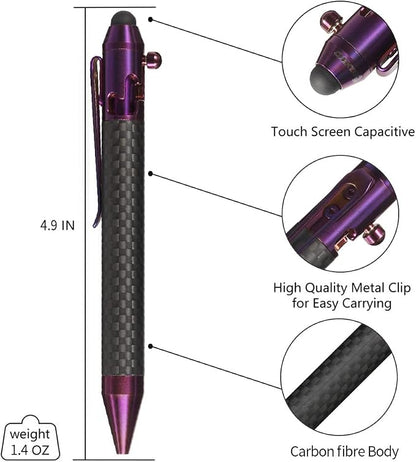 Cool Hand 4.9'' Carbon Fiber Bolt Action Pen - Image 3