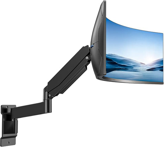 HUANUO 49 inch Ultrawide Monitor Wall Mount, Heavy Duty Screen Arm by HUANUO