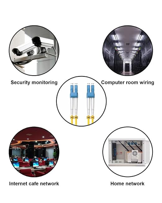 LC to LC Fiber Patch Cable Single Mode OS2, 150FT Fiber Cable, Individually - Image 6