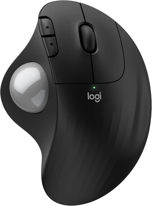 Logitech Ergo M575S Wireless Trackball Mouse, Wireless Ergonomic Mouse by Logitech