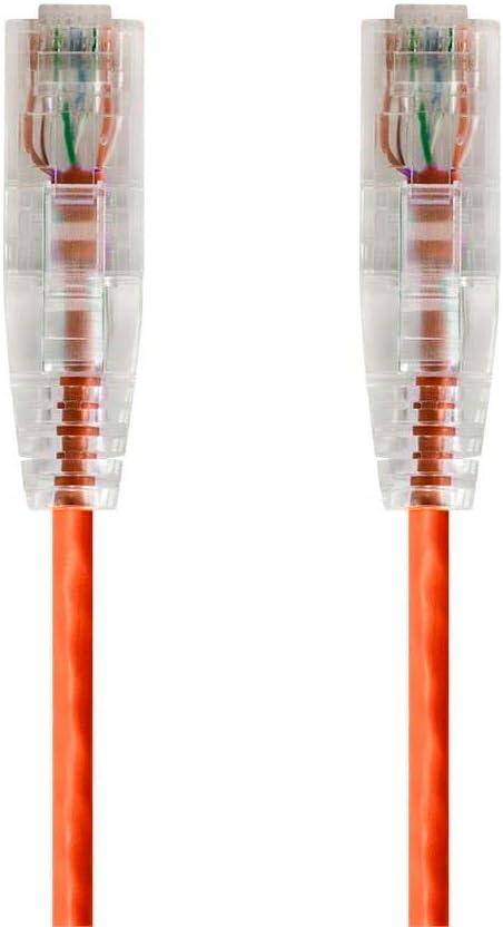 Monoprice Cat6 5ft Orange Component Level Patch Cable UTP 28AWG 550MHz Pure by Monoprice