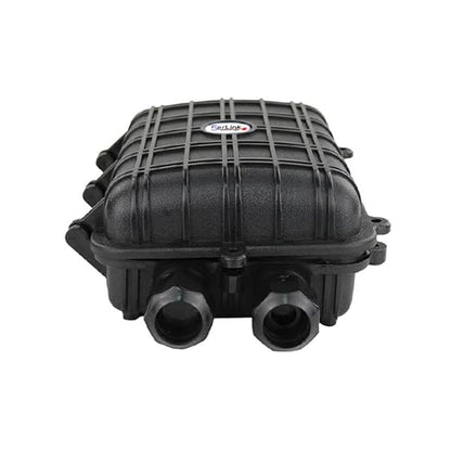 Outdoor Rated Fiber Optic Splice Enclosure | Waterproof | Black Stainless Steel - Image 4