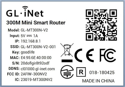 GL.iNet GL-MT300N-V2 Portable Mini Travel Wireless Pocket VPN WiFi Router - Image 9