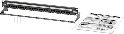 Eaton Tripp Lite Cat6 24-Port PoE+ Patch Panel, RJ45 Ethernet, 1U Rackmount - Image 5