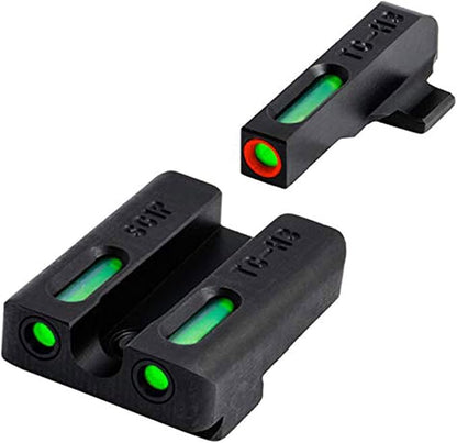 Truglo TFX PRO Handgun Sight, Glowing Shock Proof Tritium and Fiber Optic Night by TruGloInc-Sports