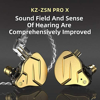 KZ ZSN Pro X in Ear Earphones, 1BA+1DD Dual Driver Wired Noise Cancelling - Image 2