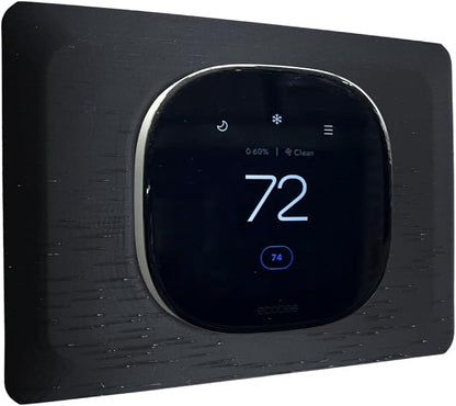 Onyx Black Rectangle Wall Plate by Unknown