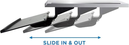 Mount-It! Under Desk Keyboard Tray and Mouse Platform, Ergonomic Computer - Image 3