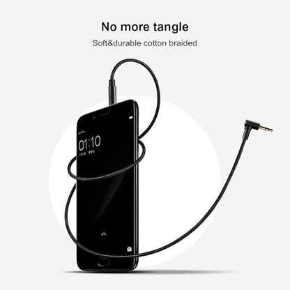 CableCreation 2-Pack 3.5mm Aux Cable 3FT/0.9m, 90 Degree 3.5mm Male to Male - Image 6