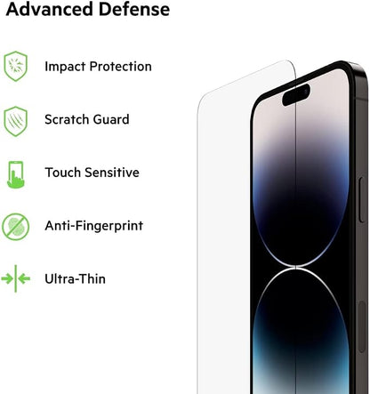 Belkin TemperedGlass iPhone 14 Pro Max Screen Protector - Image 2