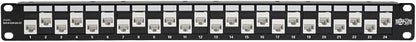 TRIPP LITE 24-Port Cat6a Cat6 Cat5e Feed-Through Patch Panel Offset w/Cable - Image 3